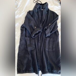 ARTISTIC LAGENLOOK STYLE Indie Scandinavian Linen/Hemp Kimono